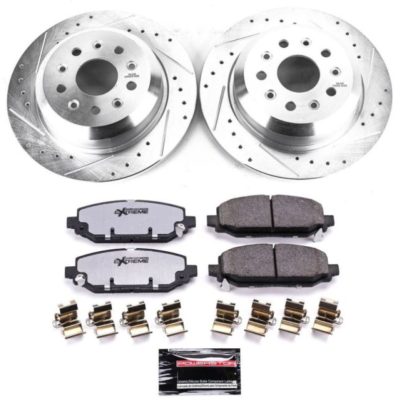 Power Stop 1819 Jeep Wrangler Rear Z36 Truck & Tow Brake Kit