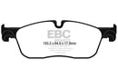 EBC 2016+ Jaguar F-Pace 2.0L TD (180) Redstuff Front Brake Pads