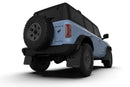 Rally Armor 21-25 Ford Bronco (Steel Bmpr + RR- NO Rptr/Sprt) Blk Mud Flap w/Cy Orange Logo