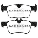 EBC 17-21 Honda Civic Hatchback Greenstuff Rear Brake Pads