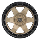 Weld Off-Road Ridge 20x9 - 6x135 / 6x139.7 BP - ET0 - 106.1mm CB - Satin Bronze Wheel (Black Ring)