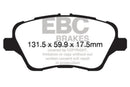 EBC 13-17 Ford Fiesta ST 1.6 Turbo Yellowstuff Front Brake Pads