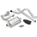 Banks Power 07-11 Jeep 3.8L Wrangler - 2dr Monster Exhaust System - SS Single Exhaust w/ Black Tip