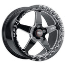 Weld S904 17x10 Ventura Beadlock 5x114.3 ET 49 BS 7.42 Gloss BLK MIL DIA 78.1