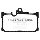 EBC 13+ Lexus GS350 3.5 F-Sport RWD Redstuff Front Brake Pads