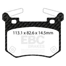 EBC 2019+ Genesis G70 2.0L Turbo (Brembo) Greenstuff Rear Brake Pads