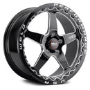 Weld S904 15x10 Ventura Beadlock 5x120 ET45 BS7.25 Gloss BLK MIL DIA 78.1