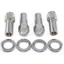 Weld Closed End Lug Nuts 12mm x 1.5 Thread Shank Seat - Chrome (4 Pack)