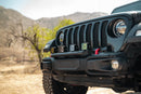 DV8 Offroad 2018-2025 Wrangler JL Push Bar for Mopar Rubicon Steel Bumper
