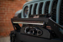 DV8 Offroad 20in Halo Elite Single Row Light Bar with Accent Light - White/Amber