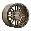 Weld Off-Road Swift 17x9in - 5x114.3 / 5x127 BP - ET-12 - 78.1mm CB- Satin Bronze Wheel & Black Ring
