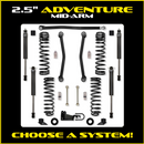 Rock Krawler 07-18 Jeep Wrangler JKU 4DR 2.5in Adventure System