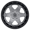 Weld Off-Road Ridge 17x9 - 5x114.3 / 5x127 BP - ET-12 - 78.1mm CB Satin Gunmetal Wheel (Black Ring)