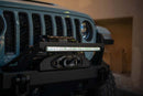 DV8 Offroad 20in Halo Elite Single Row Light Bar with Accent Light - White/Amber