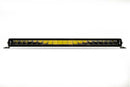 DV8 Offroad 20in Halo Elite Single Row Light Bar with Accent Light - White/Amber