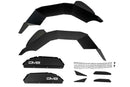 DV8 Offroad 20-24 Jeep Gladiator JT Rear Inner Fender Liners - Satin Black