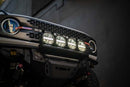 DV8 Offroad 7in Halo Elite Round Light w/ Accent Halo - White/Amber