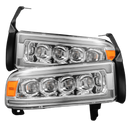 AlphaRex 94-01 Dodge Ram 1500 NOVA LED Headlights Chrome w/ Activ. Light Seq. Signal and SB DRL