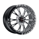 Weld Belmont Beadlock 17x10 / 5x114.3 BP / ET49 BS7.42 Gloss Black MIL DIA 78.1