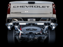 AWE Tuning 4th Gen GM 1500 5.3L 0FG Cat-Back Split Rear Exit (w/ Bumper Cutouts) - Quad Chrome Tips