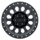 Method MR315 17x8.5 0mm Offset 8x6.5 130.81mm CB Matte Black Wheel