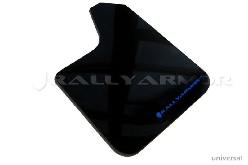 Rally Armor Universal Fit (No Hardware) Black UR Mud Flap w/ Grey Logo