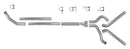 Diamond Eye KIT 4in Turbo Back MFLR RPLCMENT PIPE DUAL AL: 94-02 DODGE CUMMINS 5.9L