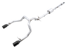 AWE Tuning 4th Gen GM 1500 5.3L 0FG Cat-Back Dual Side Exit (Flat Bumper) - Diamond Tips