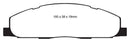 EBC 09-11 Dodge Ram 2500 Pick-up 5.7 2WD/4WD Greenstuff Rear Brake Pads
