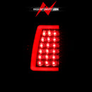 ANZO 1999-2002 Chevy Silverado 1500 LED Taillights Plank Style Black w/Clear Lens