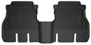 Husky Liners 19-24 Jeep Wrangler JLU WeatherBeater Second Row Black Floor Liners