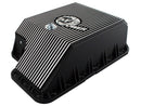 aFe Transmission Pan (Black); Ford Diesel Trucks 03-10 V8-6.0/6.4L (td)