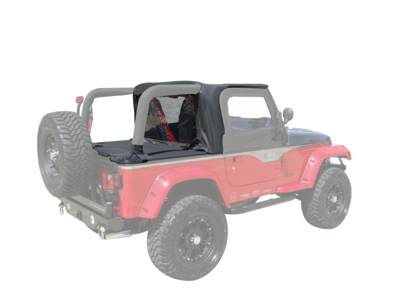 Rampage 1997-2002 Jeep Wrangler(TJ) Cab Soft Top And Tonneau Cover - Black Denim