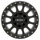 Method MR305 NV HD 17x8.5 0mm Offset 8x6.5 130.81mm CB Matte Black Wheel