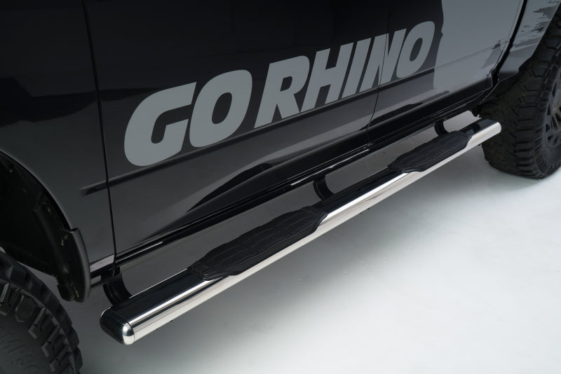 Go Rhino 18-20 Jeep Wrangler JLU 5in 1000 Series Complete Kit w/Sidestep + Brkts