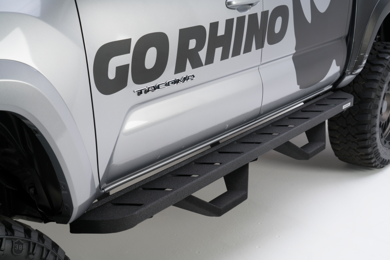 Go Rhino 17-20 Ford F-150 Raptor RB10 Complete Kit w/RB10 + Brkts + 2 RB10 Drop Steps