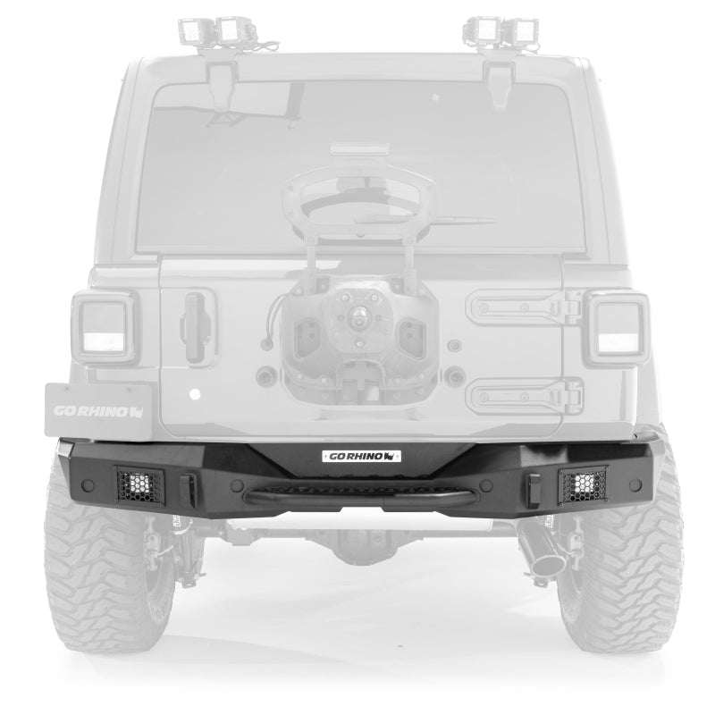 Go Rhino 18-20 Jeep Wrangler JL/JLU Rockline Rear Full Width Bumper
