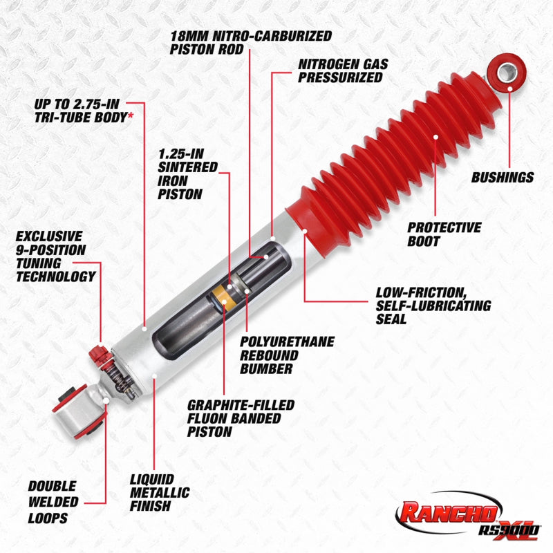 Rancho 04-18 Ford Pickup / F100 RS9000XL Shock