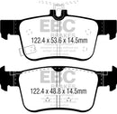 EBC 2016+ Honda Civic Coupe 1.5L Turbo Greenstuff Rear Brake Pads