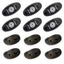 Rigid Industries Rock Light Kit- Red (6 lights)