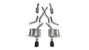 Corsa 2011-2024 Dodge Durango 5.7L V8 Black Sport Dual Rear Cat-Back Exhaust