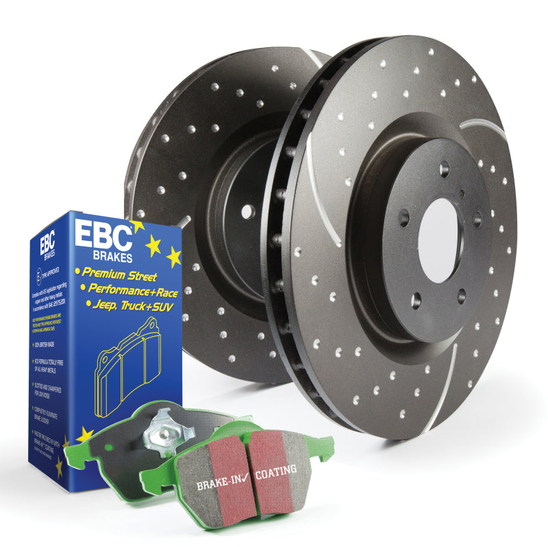 EBC S3 Kits Greenstuff Pads and GD Rotors