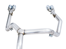 AWE Tuning 4th Gen GM 1500 5.3L 0FG Cat-Back Split Rear Exit (w/ Bumper Cutouts) - Quad Chrome Tips