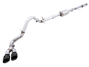 AWE Tuning 4th Gen GM 1500 5.3L 0FG Cat-Back Dual Side Exit (Flat Bumper) - Diamond Tips