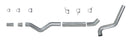 Diamond Eye KIT 5in Catback MFLR RPLCMENT PIPE Single AL: 2006-2007.5 CHEVY 6.6L 2500/3500
