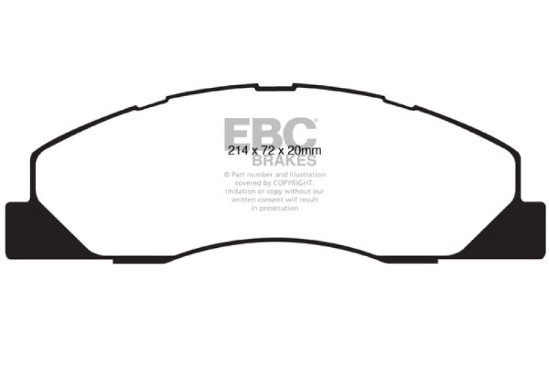 EBC 09-11 Dodge Ram 2500 Pick-up 5.7 2WD/4WD Extra Duty Front Brake Pads