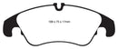 EBC 11 Audi A6 2.0 Turbo Redstuff Front Brake Pads